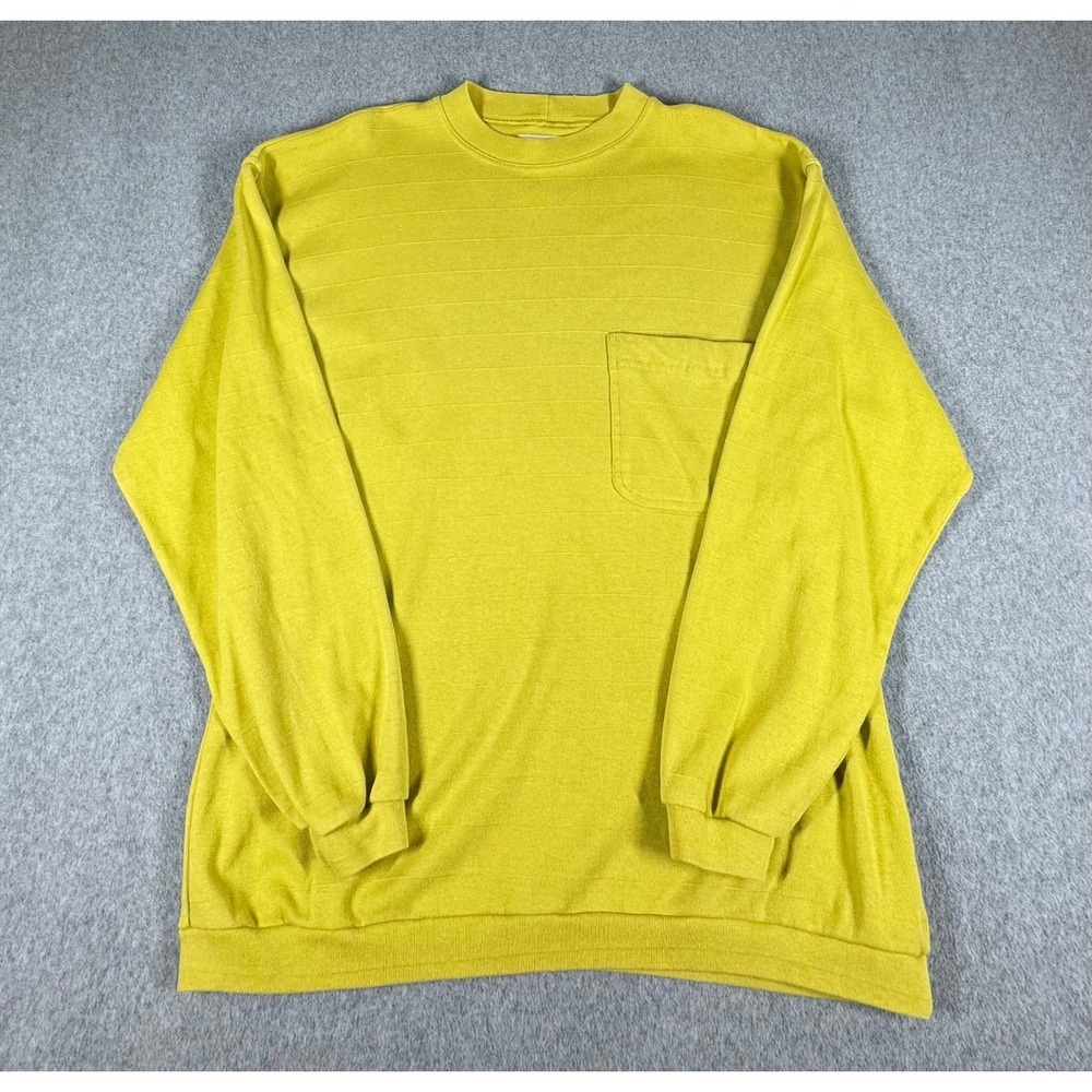 Vintage Axis Sweater Men's M Long Sleeve 100% Combed Cotton Pocket